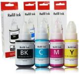 Canoff Ink For Canon GI790 G1000, G1010, G1100, G2000, G2002, G2010, G2012, G2100, G3000 Black + Tri Color Combo Pack Ink Bottle