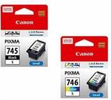 Canon 746S/745S Black + Tri Color Combo Pack Ink Cartridge