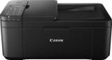 Canon E4570 Multi function WiFi Color Inkjet Printer with Voice Activated Printing Google Assistant and Alexa with Auto Duplex feature and Auto document feeder