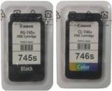 Canon Pixma PG 745s, CL 746s Original Ink Cartridge Valuable Pack Tri Color Ink Cartridge