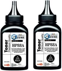 Cartridge Zone 88A / CC388X Toner for HP Printers P1007, P1106, P1108, P1008, M1213nf MFP, M1136 MFP Black Ink Toner Powder