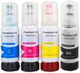 Cartridgeking Ink For Epson L5190, L3150, L3110, L1110, L4150, L6170, L4160, L6190, L6160 Black + Tri Color Combo Pack Ink Bottle Black + Tri Color Combo Pack Ink Bottle