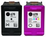 Dlex 678 COMBO PACK INK CARTRIDGE 100% Genuine Product For Hp Adv 2645, 4515, 3545, 1515, Ink Jet Printer Tri Color Ink Cartridge