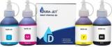 Dura Jet BT6000, BT5000 Refill Ink For Brother DCP T310, T510, T910, T710, T500, T4000W Black + Tri Color Combo Pack Ink Bottle