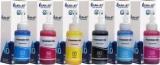 Dura Jet Sublimation Ink For EP L800, L805, L850, L1800 Printer Black + Tri Color Combo Pack Ink Bottle