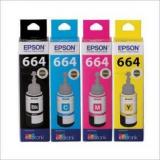 Epson INK CARTRIDGE 664 INK Black + Tri Color Black + Tri Color Combo Pack Ink Bottle