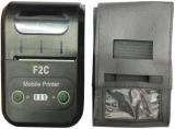 F2c Mobile Bluetooth Printer With Cover Case Thermal Receipt Printer