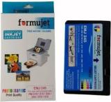 Formujet EMJ245 Compatible Photo Cartridge For Epson T5852 Used In Photo Printers Epson Picturemate PM 245, PM 210, PM 215, PM 235, PM 250, PM 270, PM 310 Black + Tri Color Combo Pack Ink Cartridge