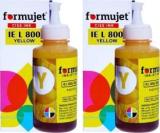 Formujet IE L800 / 673 Ink Compatible For EP Ink Tank Printers Like Epson L800, L805, L810, L850, L1800 Yellow Ink Bottle