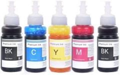 Good One Ink for Epson T664 L130 L220 L310 L360 L361 L380 L405 L565 L365 L485 L1300 Black + Tri Color Combo Pack Ink Bottle