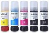 Gpn Print Printer Specific Ink L3110, L3150, L3250, L3252 L3115, L3116 Black + Tri Color Combo Pack Ink Bottle