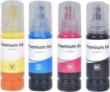 Greenberri 001/003 Ink Compatible For Epson L3110, L3100, L3115, L4150, L5190, L6160, L6170 Black + Tri Color Combo Pack Ink Bottle