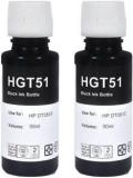 Greenberri GT51 Refill Ink Compatible For HP Inktank 310, 315, 319, 410, 415, 419, GT5810, GT5820, GT5821 Black Twin Pack Ink Bottle