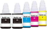 Greenberri Ink Compatible For CANON GI790 G1000, G1010, G1100, G2000, G2002, G2010, G2012, G2100 Black + Tri Color Combo Pack Ink Bottle