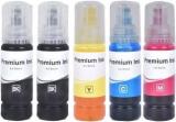 Greenberri Refill Ink 001 / 003 Compatible For Epson L3110, L3150, L5190, L1110, L4150, L6170, L4160, L6190, L6160 70ml Black + Tri Color Combo Pack Ink Bottle