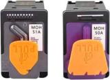 Haline GT51 Black & GT52 Tricolor Print Head For HP Ink Tank Printer Black + Tri Color Combo Pack Ink Cartridge