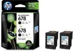 Hp 678 Black Twin Pack Ink Cartridge