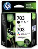 Hp 703 Combo Pack Black + Tri Color Combo Pack Ink Cartridge