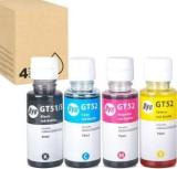 Inkpoint Compatible For HP GT51/52 Used With DeskJet GT 5810/GT 5811/GT 5820, GT 5821 Black + Tri Color Combo Pack Ink Bottle