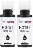 Inkspot GT51 Refill Ink For HP 310, 315, 319, 410, 415, 419, GT5810, GT5820, GT5821 Black Ink Bottle