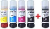 Inkspot L3110, L3150, L3250, , L3116, L3101 Black + Tri Color Combo Pack Ink Bottle