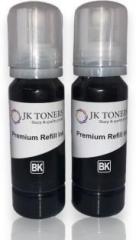 Jk Toners 001 | 003 Compatible Ink For Epson L3110 L3152 L3156 L3210 L3216 L3252 L5190 Black Twin Pack Ink Bottle