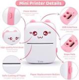 Lv Sales Mini Bluetooth Thermal Printer, Portable Thermal Receipt Printer