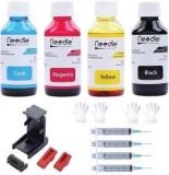 Needle 100ml Cartridge Ink Refill Suction Toolkit Black + Tri Color Combo Pack Ink Bottle