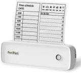 Periperi A80 A4 Size Mini Bluetooth Thermal Printer Inkless Portable Pocket Printer White Thermal Printer