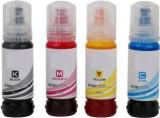 Philosophy Refill Ink For Epson 003 L5190, L3150, L3110, L1110, L4150, L6170, L4160, L6190, L6160 Black + Tri Color Combo Pack Ink Bottle