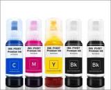 Printify 003 Ink For Epson L3110, L3150, L3115, L3116, L3101 Black + Tri Color Combo Pack Ink Bottle