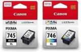 Psi PG 745XL & PG 746XL Combo Black + Tri Color Combo Pack Ink Cartridge