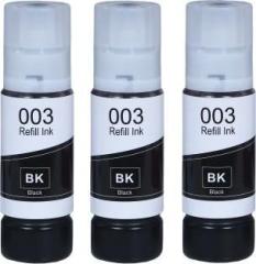 Quink 003 Ink for Epson L3110, L3150, , L3151, L3152, L3156, L5190 Printer Black Ink Bottle