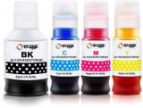 Quink GI71 Refill Ink For Canon Pixma G2020, G2021, G2060, G3020, G3021, G1020GI71 Black + Tri Color Combo Pack Ink Bottle