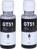 Quink GT51 Black Ink For HP GT51 310 315 319 410 415 419 5810 5820 Black Ink Bottle Black Ink Bottle