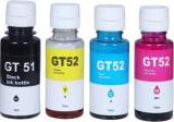 Quink Ink For Use In HP InkJet GT5810 & GT5820 Printers BLACK 90 ML AND C/M/Y 70 ML Black + Tri Color Combo Pack Ink Bottle