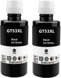 Quink Refill Ink For HP GT51XL, GT53XL GT5810, GT5820, GT5811, GT5821, Black Ink Bottle