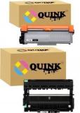 Quink TN 2365 + DR2365 Drum Unit Combo For Use In Brother HL L2321D, L2361DN, L2366DW Black Ink Cartridge