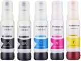 R C Print 001/003 Ink Compatible For Epson L3110 L3150 L5190 L1110 L4150 L6170 L4160 L6190 L6160 Black + Tri Color Combo Pack Ink Bottle