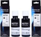 R C Print Compatible Ink For 310 315 319 410 415 419 5810 5820 5821 Inktank Printers Black Twin Pack Ink Bottle