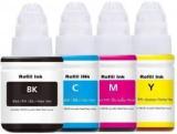 R C Print COMPATIBLE Ink For Canon Printers G1000, G2000, G3000, G4000, G2010, G3010 Black + Tri Color Combo Pack Ink Bottle