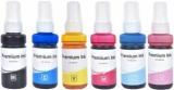 R C Print Ink Refill For Epson T673 / 673 Compatible For L801, L805, L1800, L800, L810, L850, L1300, L605 Black + Tri Color Combo Pack Ink Bottle