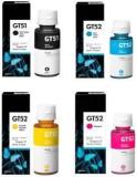 Realcart Ink GT51 GT52 Ink Bottle Set Compatible For Gt5810 Gt5811 Gt5820 5821 319 410 Black + Tri Color Combo Pack Ink Bottle