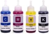 Refill Ink For Canon G4000 Dye Ink Compatible For Canon G1000, G1010, G2000, G2010, G3000, G3010, G4000, G4010 & 6070 Inkjet Printer GI 790 Ink Code Black + Tri Color Combo Pack Ink Bottle