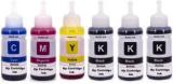 Refill Ink HP Cartridge Dye Ink Compatible For HP 678, 802, 901, 818, 21, 22, 27, 46, 56, 57, 680, 703, 704, 803, 818, 900, 1050, 1515, 2000, 2050, 2131, 2515 & 5085 Inkjet Printer Black + Tri Color Combo Pack Ink Bottle