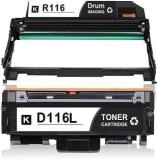 Salaar MLT D116L Toner Cartridge & Dr116 Drum Unit For Samsung SL M 2676 Printers Black Ink Toner