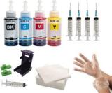 Salty Refill Kit For Hp 805, 860, 861, 803, 680 678, 682, 802, 901, 831, 830, 46 & PG 88 PG740 Black + Tri Color Combo Pack Ink Cartridge