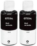 Sangaria GT53XL 135 ML Black Ink Bottle Compatible For HP GT52 & GT53XL Black Twin Pack Ink Bottle