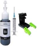 Sangaria Refill Ink For Black Cartridge 805, 682, 802, 678, 901, 818, 21, 22, 680, 27, 703 Black Ink Bottle