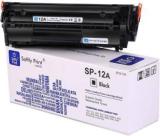 Softly Print 12A TONER CARTRIDGE COMPATIBLE FOR HP PRINTERS PACK OF 1 Black Ink Toner